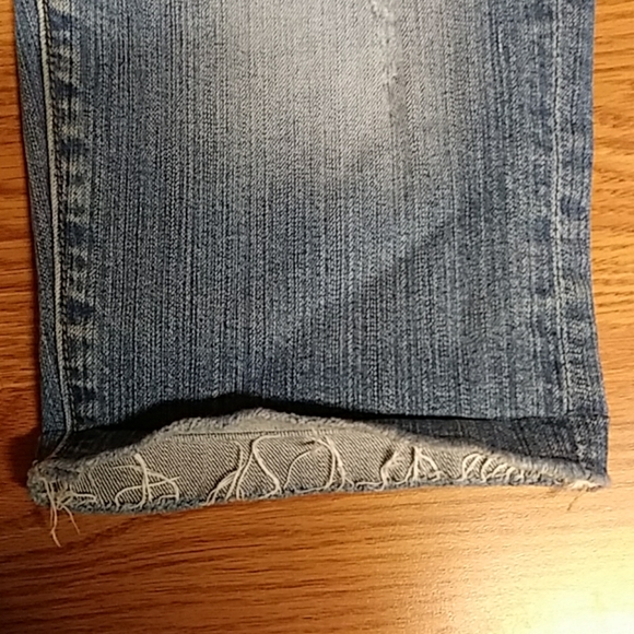 Vigoss jeans sz 3 cropped shorts 28x13 embellished - Picture 2 of 7